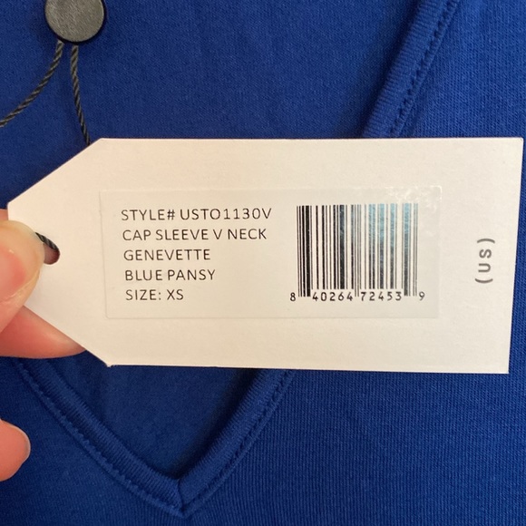 NWT Universal Standard Blue asymmetrical top - Picture 2 of 3